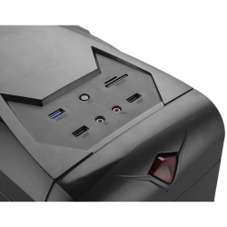 ATX Gaming Behuizing - Diamond, transparant zijpaneel, USB 3.0 [GAB03-BK]