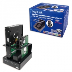 Logilink Dual SATA Quickport USB 3.0 (OTB&Clone) [QP0010]