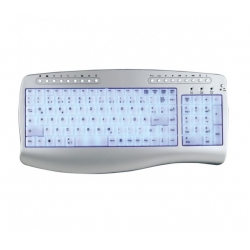 Sansun SN-163 US Keyboard Multimedia verlichting PS2 + USB adapter